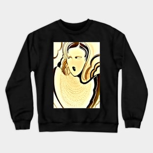 SEVENTIES ART DECO MANNEQUIN Crewneck Sweatshirt